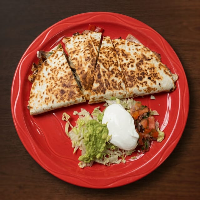 Lunch Quesadilla.