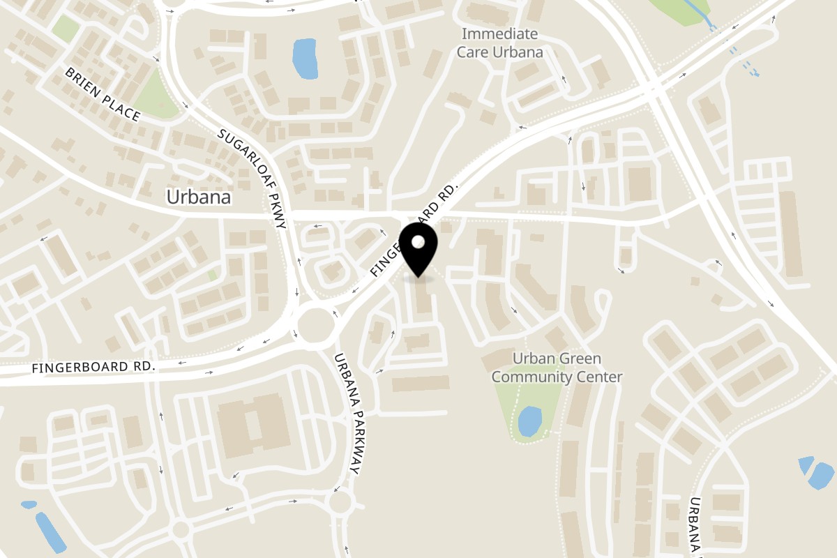 Map showing the location of Habanero Mexican Food Bar & Grill on 8925 Fingerboard Rd Ste a in Frederick